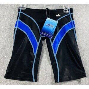 YINGFA Women Bike/Swimming / Active Short Size XL  Black/Blue NWT